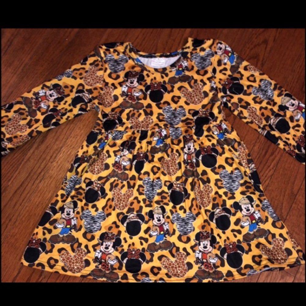 Disney Animal Kingdom Minnie Mickey dress safari